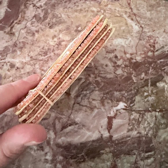 Gingerbread House Beaded Coasters - Set of 4 - Picture 6 of 6